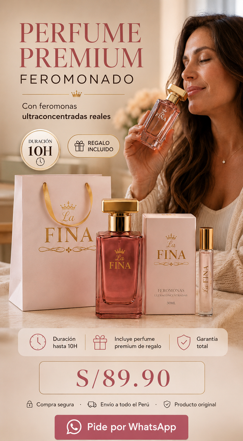 La Fina Experience: Perfume premium con feromonas ultraconcentradas